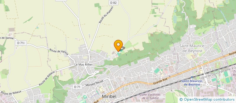 localisation de l'entreprise MONSIEUR EDDY ULMANN à MIRIBEL