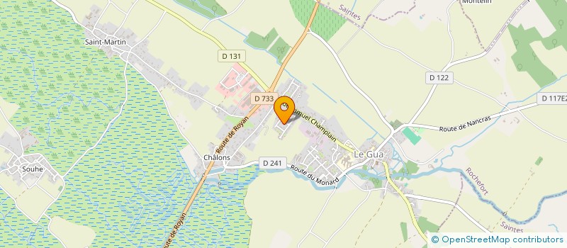 localisation de l'entreprise MONSIEUR EDDY VALLADE  LE GUA