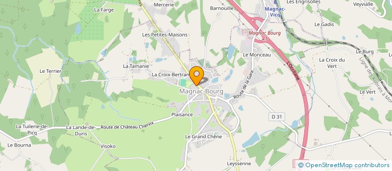 localisation de l'entreprise MONSIEUR EDDY VAN DEN HAESEVELDE à MAGNAC-BOURG