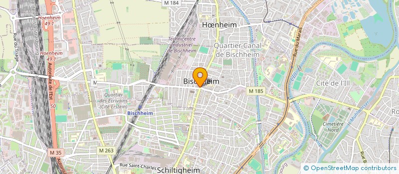 localisation de l'entreprise MONSIEUR EDDY VERNALDE à BISCHHEIM