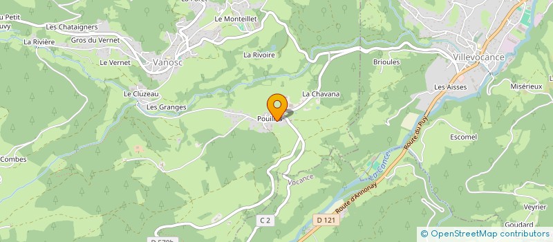 localisation de l'entreprise MONSIEUR EDDY VITEL  VANOSC