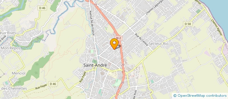 localisation de l'entreprise MONSIEUR EDDY VITRY à SAINT-ANDRE