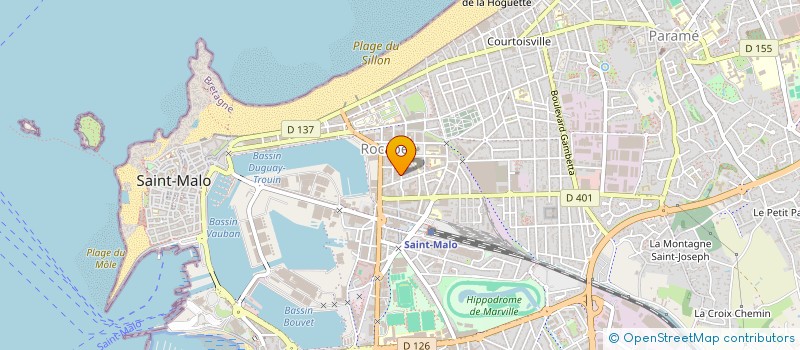 localisation de l'entreprise MONSIEUR EDDY WESS  SAINT-MALO