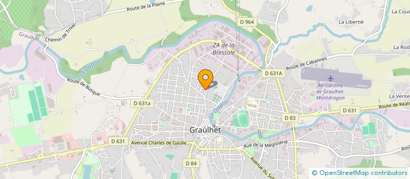 localisation de l'entreprise MONSIEUR EDDYNE BOUCHAREB  GRAULHET