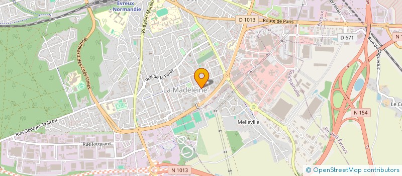 localisation de l'entreprise MONSIEUR EDE MAZALO à EVREUX