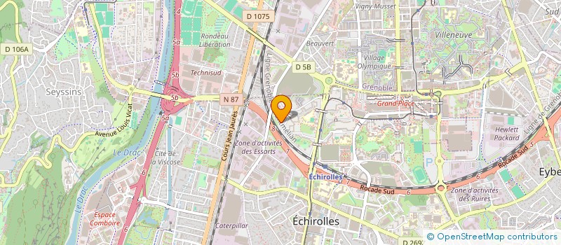 localisation de l'entreprise MONSIEUR EDEGHOGHON IGHALO  ECHIROLLES