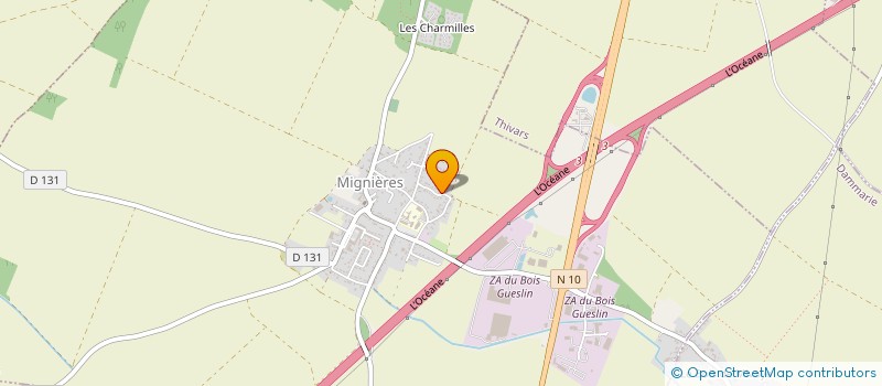 localisation de l'entreprise MONSIEUR EDELYN SORTAIS à MIGNIERES