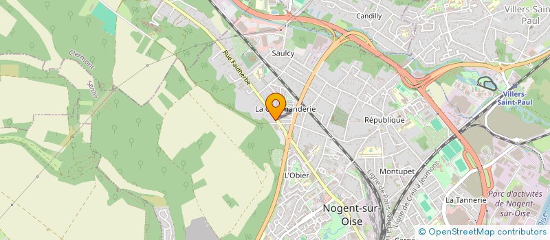 localisation de l'entreprise MONSIEUR EDEM BEN HASSINE  NOGENT-SUR-OISE