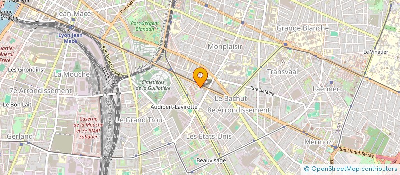 localisation de l'entreprise MONSIEUR EDEM GBITOH  LYON