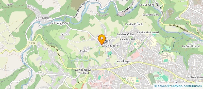 localisation de l'entreprise MONSIEUR EDEN BOURGES à SAINT-BRIEUC