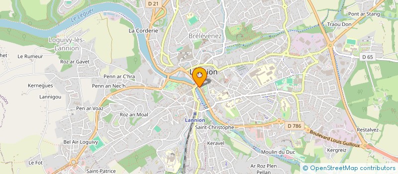 localisation de l'entreprise MONSIEUR EDEN COHEN  LANNION