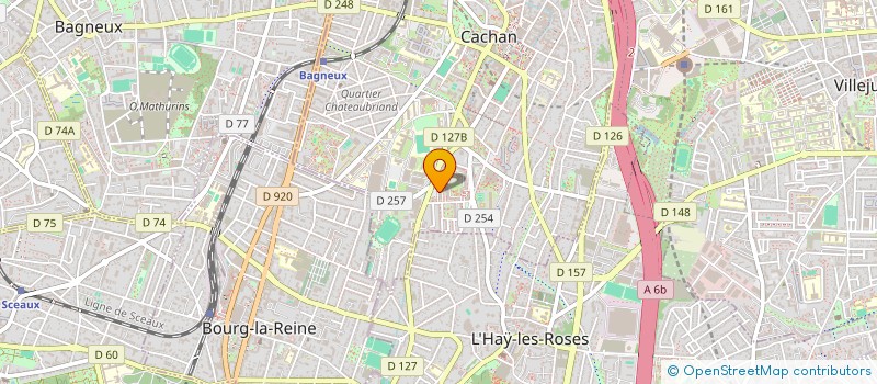 localisation de l'entreprise MONSIEUR EDEN GAHBICHE  CACHAN