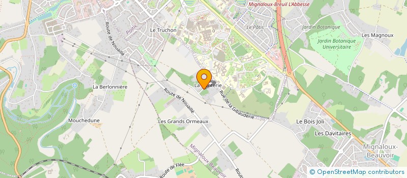 localisation de l'entreprise MONSIEUR EDEN HARMAND  MIGNALOUX-BEAUVOIR