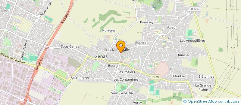 localisation de l'entreprise MONSIEUR EDEN MARZOUK  GENAS