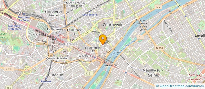 localisation de l'entreprise MONSIEUR EDER SATURNE  COURBEVOIE