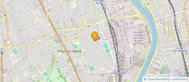 localisation de l'entreprise MONSIEUR EDGAR ALVES DOS SANTOS à VITRY-SUR-SEINE