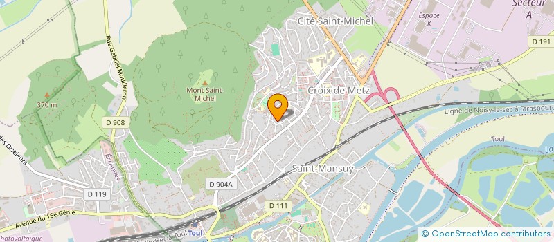 localisation de l'entreprise MONSIEUR EDGAR AMIRBEKYAN  TOUL