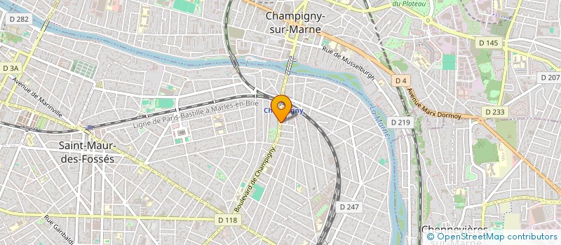 localisation de l'entreprise MONSIEUR EDGAR-ANDRE LECOQ à SAINT-MAUR-DES-FOSSES