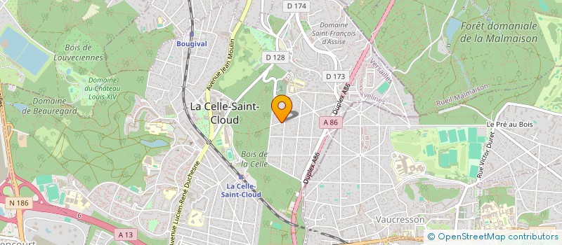 localisation de l'entreprise MONSIEUR EDGAR ANDRIS  LA CELLE-SAINT-CLOUD