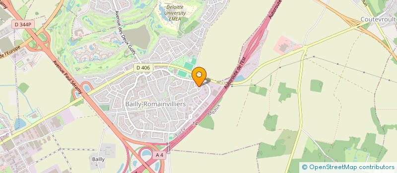 localisation de l'entreprise MONSIEUR EDGAR BARROS  BAILLY-ROMAINVILLIERS