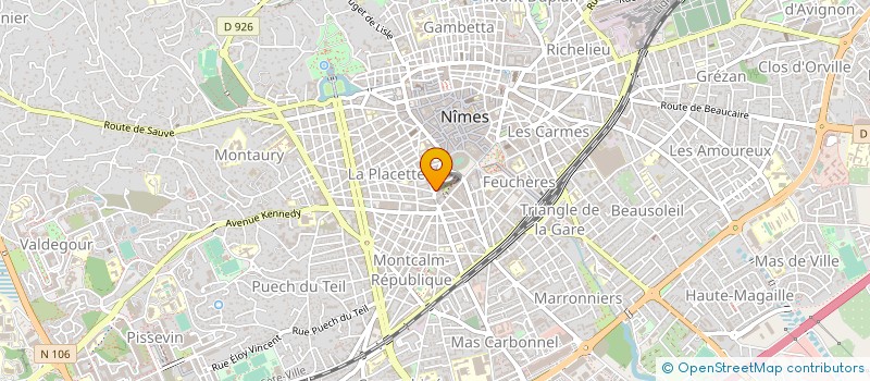 localisation de l'entreprise MONSIEUR EDGAR BELLEC  NIMES