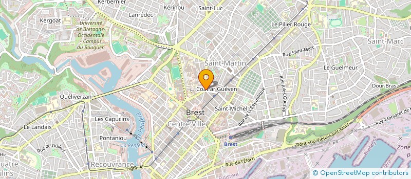 localisation de l'entreprise MONSIEUR EDGAR BLANCHARD à BREST