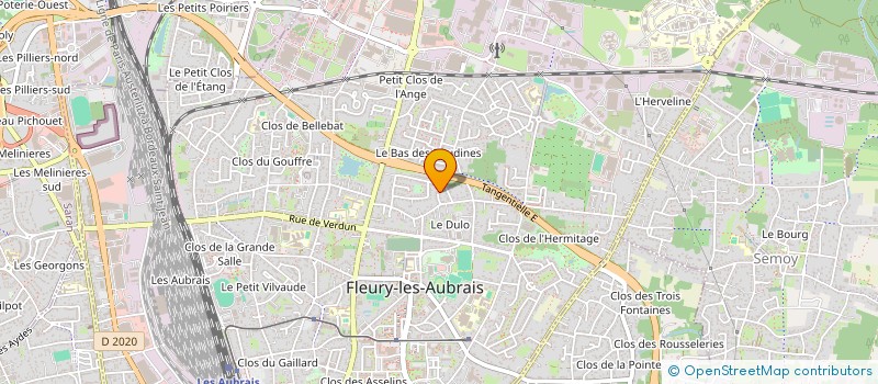 localisation de l'entreprise MONSIEUR EDGAR BOULET  FLEURY-LES-AUBRAIS