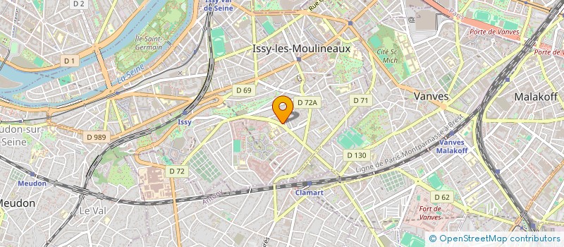 localisation de l'entreprise MONSIEUR EDGAR BOURDY à ISSY-LES-MOULINEAUX