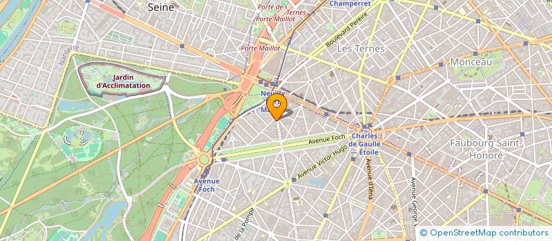 localisation de l'entreprise MONSIEUR EDGAR BRANCHE MARRAGONIS  PARIS