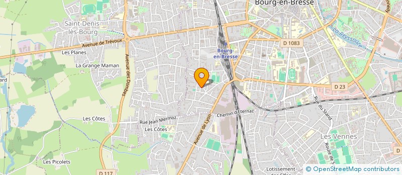 localisation de l'entreprise MONSIEUR EDGAR BRUNEAU à BOURG-EN-BRESSE