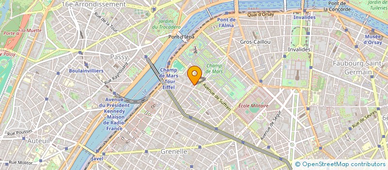 localisation de l'entreprise MONSIEUR EDGAR CLIN  PARIS