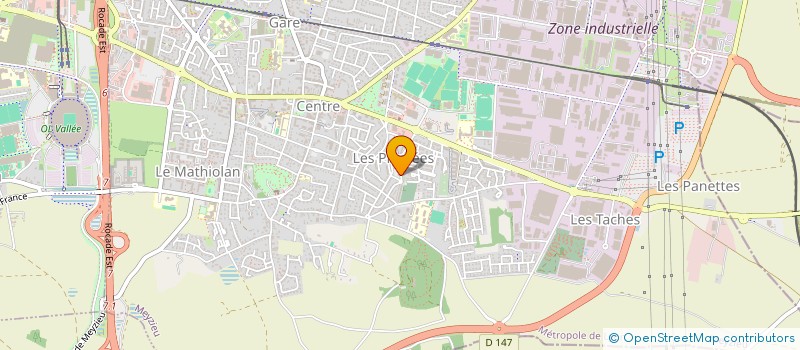 localisation de l'entreprise MONSIEUR EDGAR COSTA MOREIRA  MEYZIEU