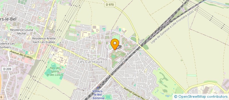 localisation de l'entreprise MONSIEUR EDGAR CYR ZAGNIDJYS à GONESSE