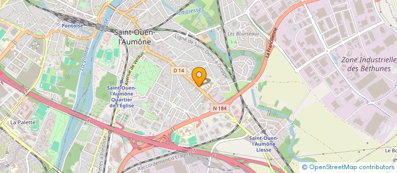 localisation de l'entreprise MONSIEUR EDGAR DA SILAV TORRES  SAINT-OUEN-L'AUMONE