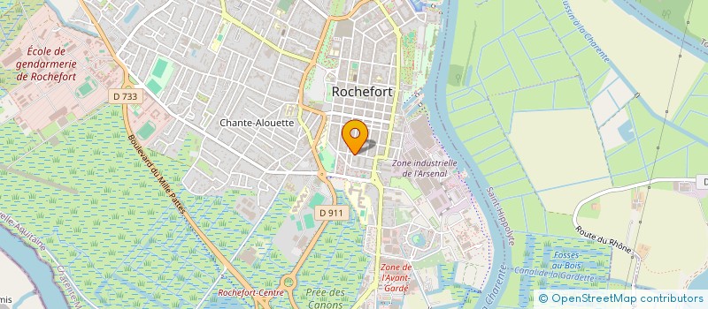 localisation de l'entreprise MONSIEUR EDGAR FOURDRINIER  ROCHEFORT