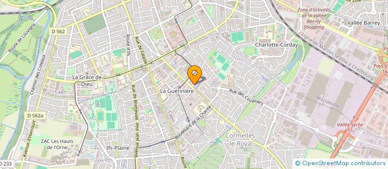 localisation de l'entreprise MONSIEUR EDGAR FRANCKEN à CAEN