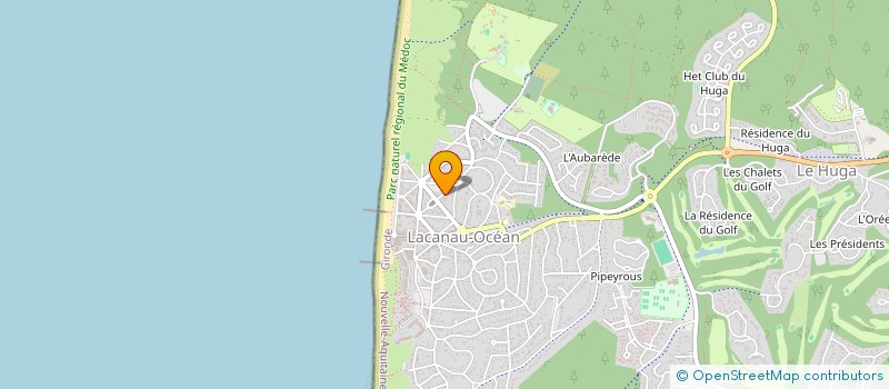 localisation de l'entreprise MONSIEUR EDGAR GARNUNG  LACANAU