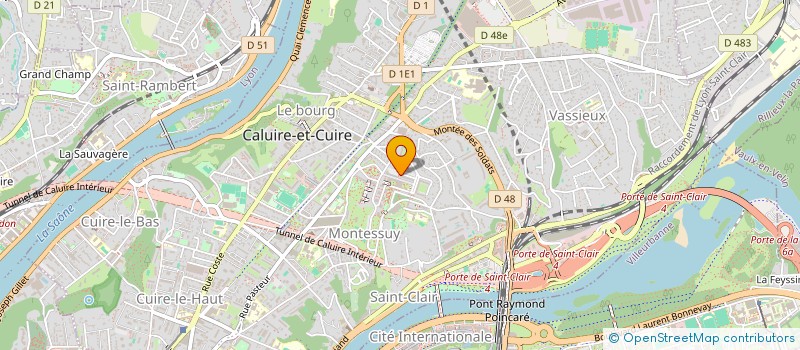 localisation de l'entreprise MONSIEUR EDGAR GEVORGYAN à CALUIRE ET CUIRE