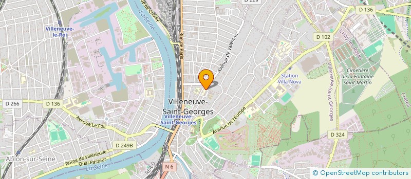 localisation de l'entreprise MONSIEUR EDGAR GIMOU KAGOU à VILLENEUVE-SAINT-GEORGES