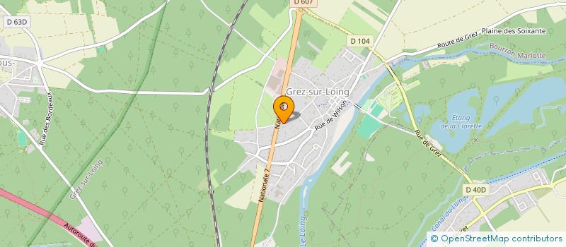 localisation de l'entreprise MONSIEUR EDGAR GONCALVES SANTOS  GREZ-SUR-LOING