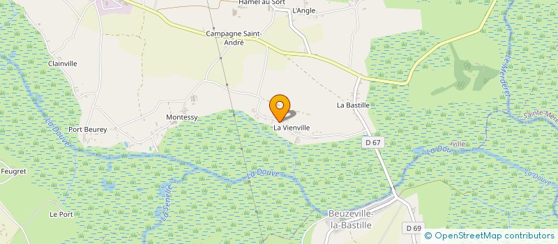 localisation de l'entreprise MONSIEUR EDGAR GUILBERT  PICAUVILLE