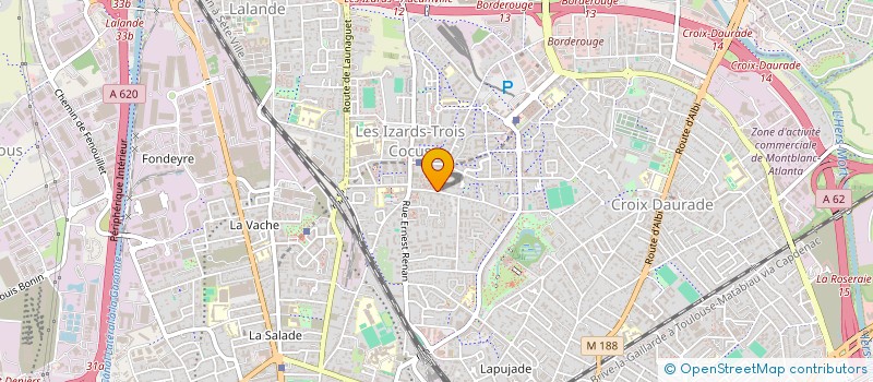 localisation de l'entreprise MONSIEUR EDGAR JONES  TOULOUSE