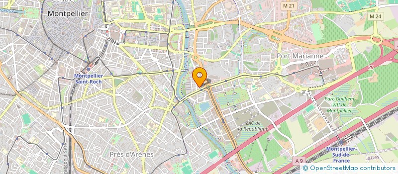 localisation de l'entreprise MONSIEUR EDGAR KARAPETYAN à MONTPELLIER