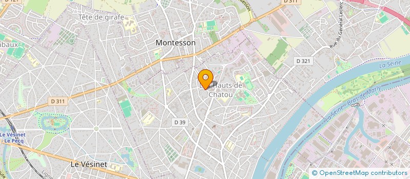 localisation de l'entreprise MONSIEUR EDGAR MARQUES CAIRRAO  CHATOU