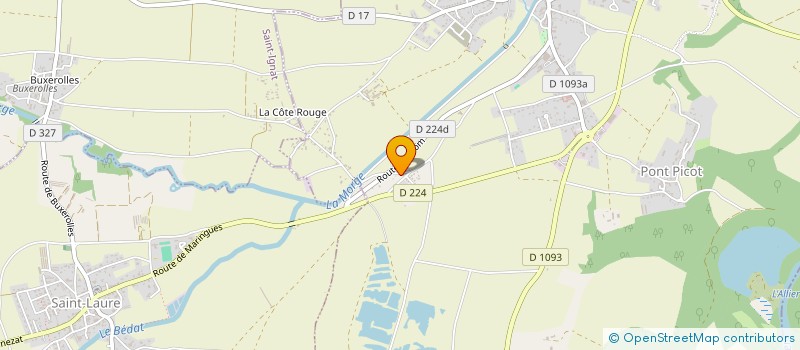 localisation de l'entreprise MONSIEUR EDGAR MEGE à MARINGUES