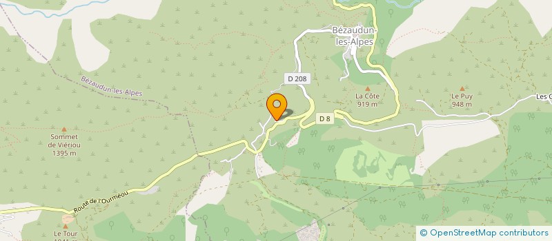 localisation de l'entreprise MONSIEUR EDGAR MONTANA  BEZAUDUN-LES-ALPES