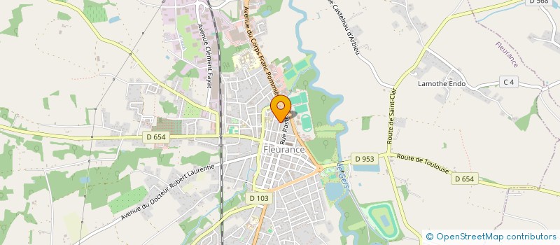 localisation de l'entreprise MONSIEUR EDGAR MOREIRA  FLEURANCE