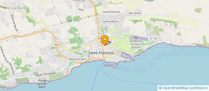 localisation de l'entreprise MONSIEUR EDGAR MORISSET  SAINT-FRANCOIS