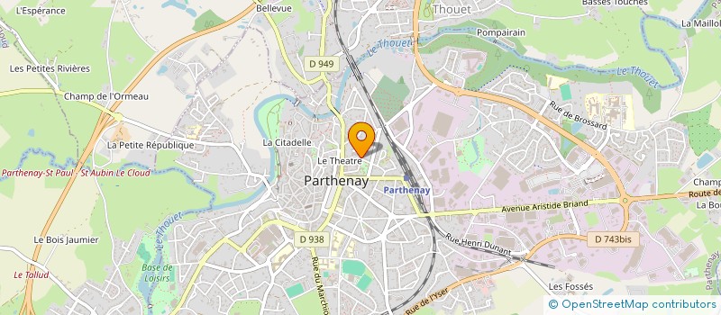 localisation de l'entreprise MONSIEUR EDGAR PARNAUDEAU à PARTHENAY