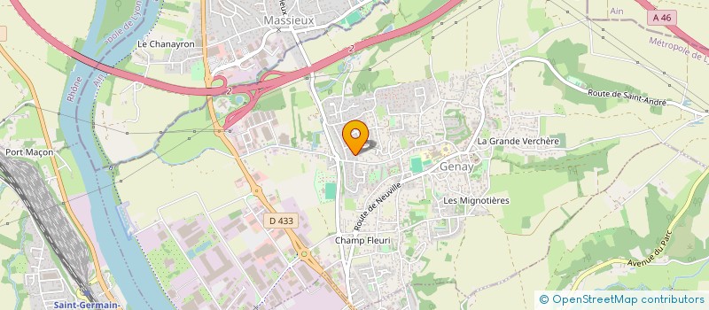 localisation de l'entreprise MONSIEUR EDGAR PELOSSE  GENAY